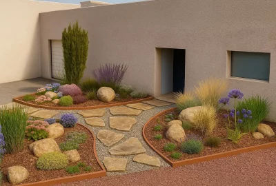 Exemple de rendus 3D réalisés par Auréa Paysage