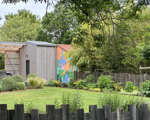 Aménagement complet d'un jardin au Loroux Bottereau