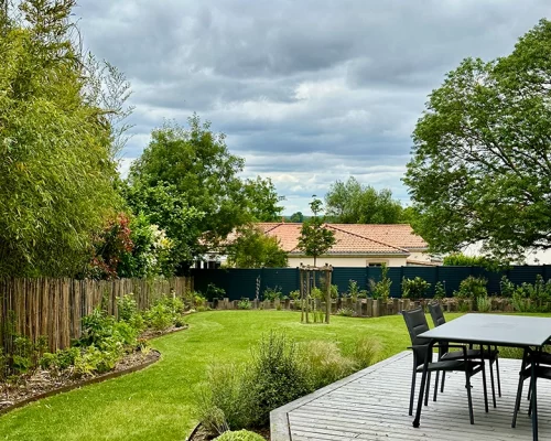 Aménagement complet d'un jardin au Loroux Bottereau