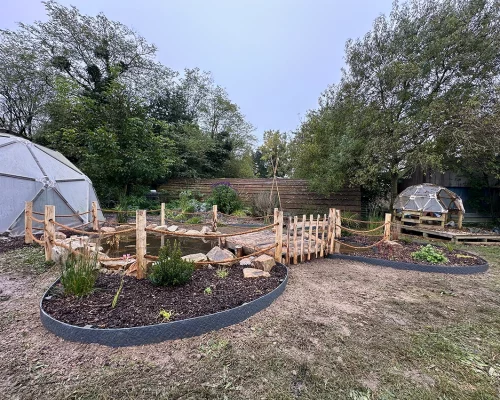 Création d'un bassin à La Chapelle Basse Mer