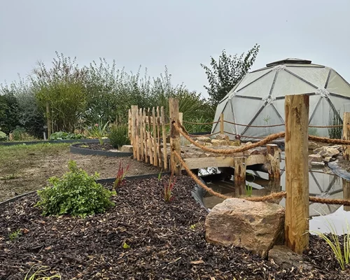 Création d'un bassin à La Chapelle Basse Mer